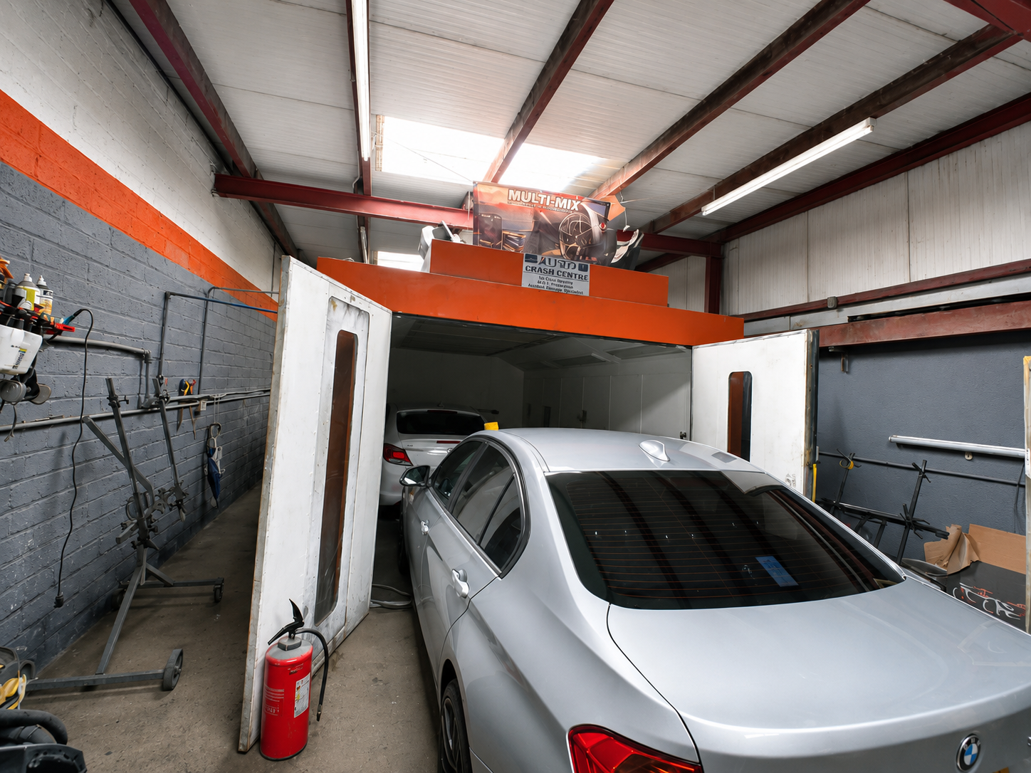 Car in garage